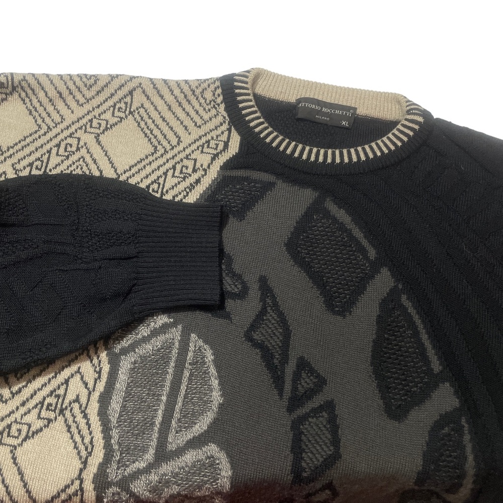 Vittorio Rocchetti Milano XL Crew‎ Neck Long Sleeve Sweater